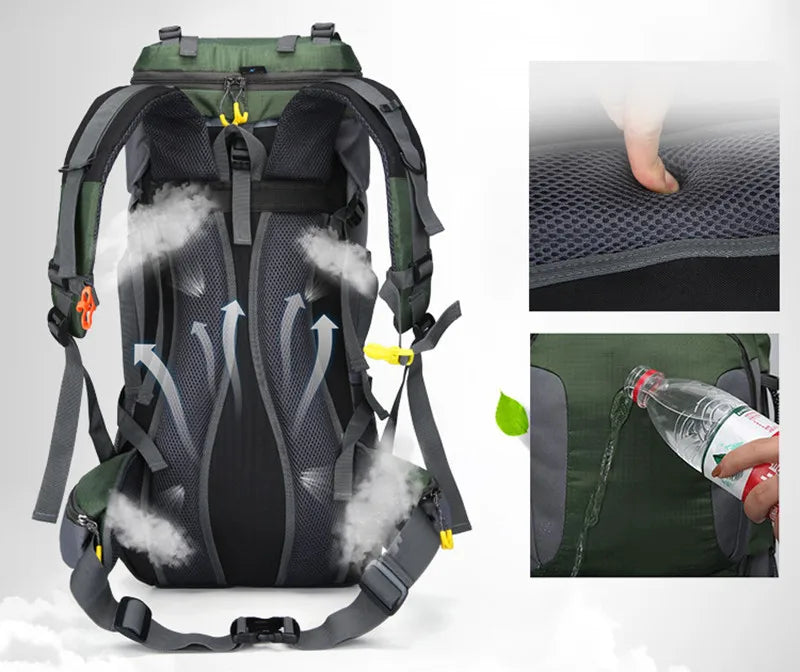 60L Waterdichte Rugzak - AdventurePro