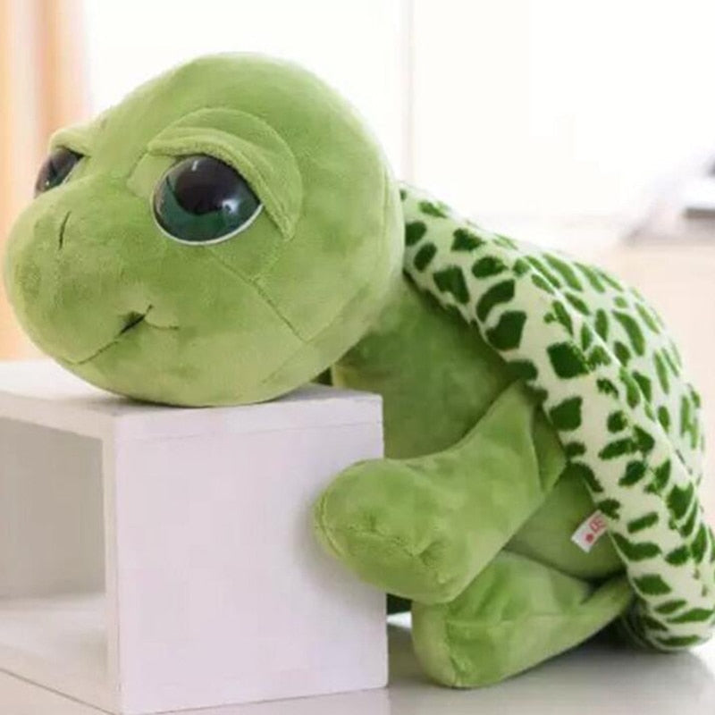 Zachte pluche schildpad knuffel met realistisch ontwerp – Knuffelpanzli