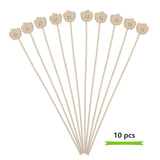 3x Bloemen Geurstokjes Rattan | Geur Diffuser Navulling | Vuurloze Aroma Decoratie Voor Thuis