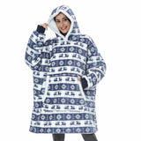 Ultra Zachte Fleece En Wol Hoodie Deken Voor Comfort En Warmte Thuis