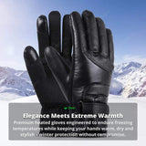 Verwarmde Handschoenen voor Dames UK – Dames Thermische Waterdichte Winterhandschoenen met Touchscreen & USB Oplaadbaar Warm Ontwerp