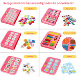Montessori Drukbord voor Peuters – Educatief Sensorisch Activiteitenboek (2-4 Jaar)