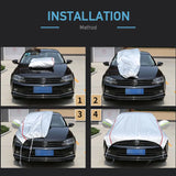 AutoVioro Waterdichte Autohoes | UV- & Hittebescherming | Winddicht & Diefstalbeveiligd | Nano-Oxford-Stof