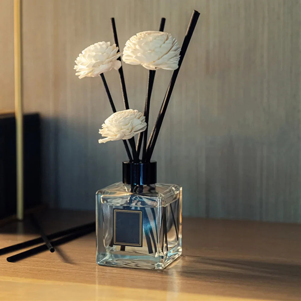 3x Bloemen Geurstokjes Rattan | Geur Diffuser Navulling | Vuurloze Aroma Decoratie Voor Thuis
