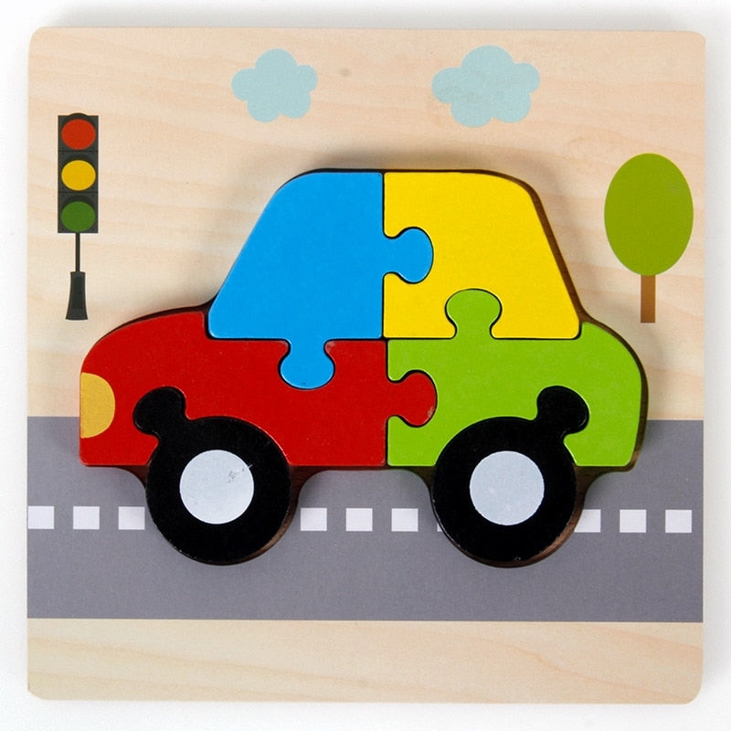 Montessori Leerpuzzel van Hout – KleurenPlezier (1+1 Gratis)