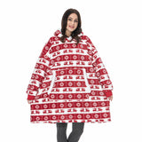 Ultra Zachte Fleece En Wol Hoodie Deken Voor Comfort En Warmte Thuis