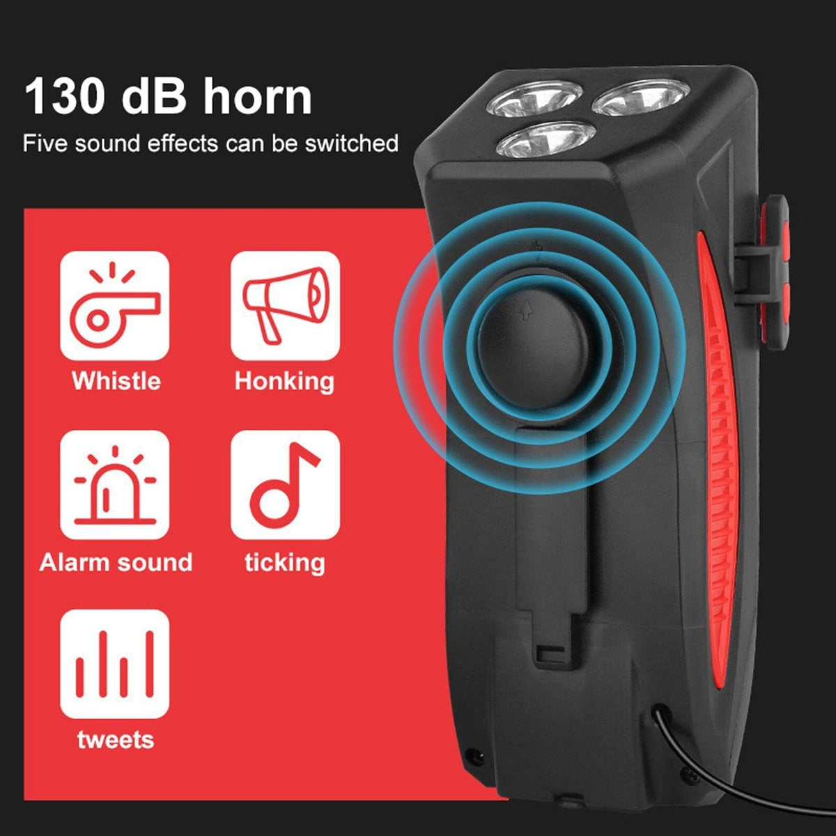 RideLight | 4-in-1 Multifunctionele Fietslamp | Telefoonhouder | Powerbank | Claxon | Schokbestendig | Waterdicht | 400 Lumen | 3 Lichtstanden | Universele Compatibiliteit | Eenvoudige Installatie