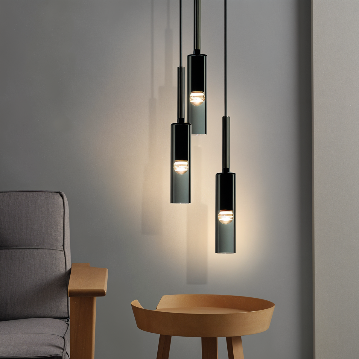 Prismatische Projector Lamp met LED – Lunara