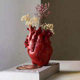 EcoHeart - Bamboe & Hout Levendige Vaasje in Hartvorm