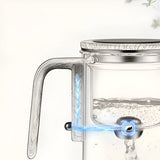 Elegante Glazen Theepot met Zeef - Stijlvol Ontwerp voor het Bereiden van Losse Thee