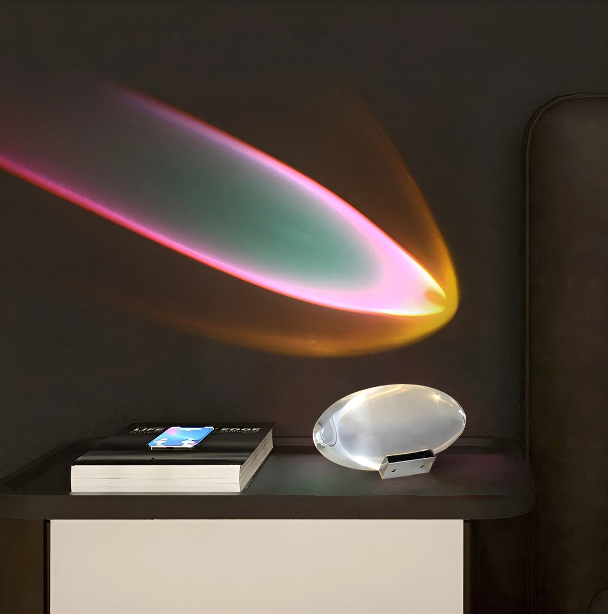 Prismatische Projector Lamp met LED – Lunara
