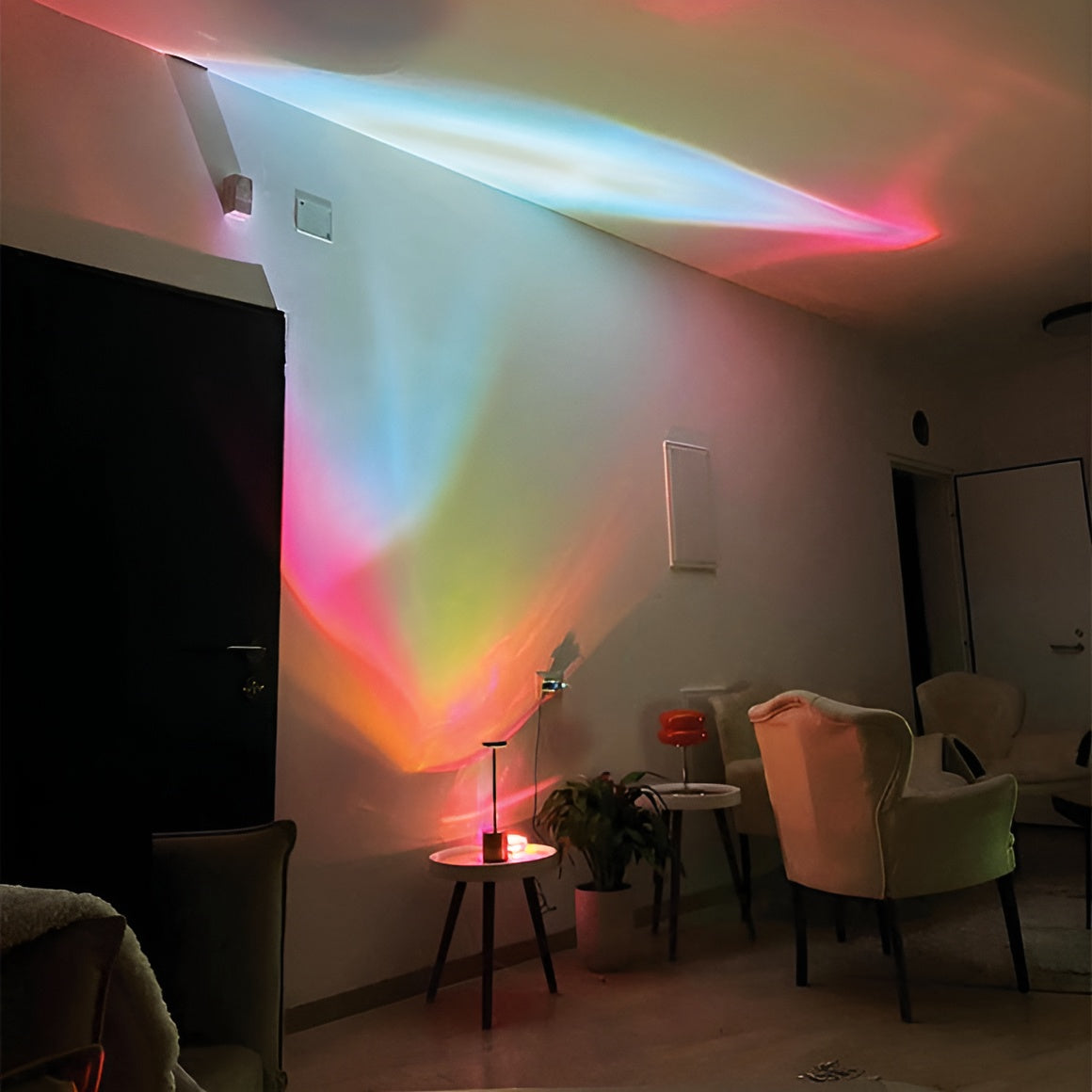 Prismatische Projector Lamp met LED – Lunara