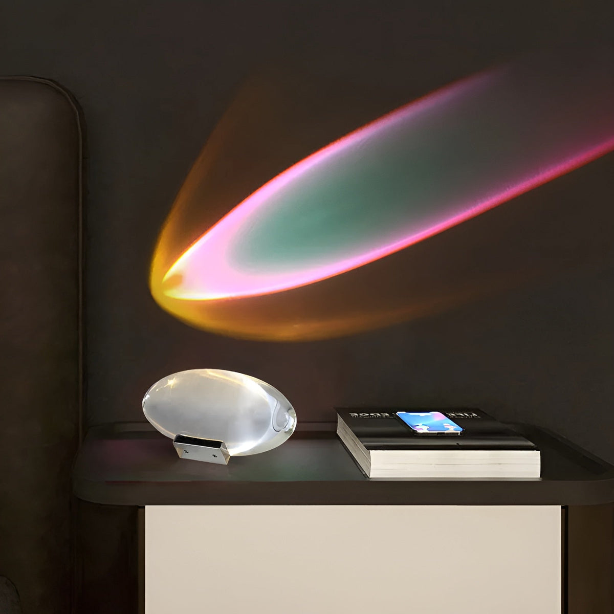 Prismatische Projector Lamp met LED – Lunara