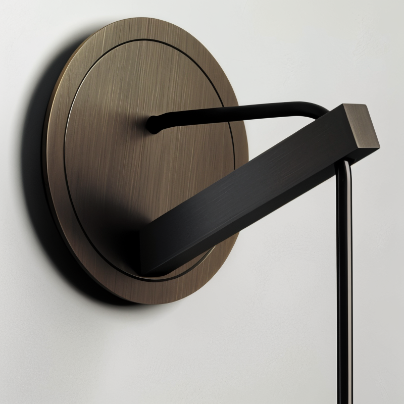 Minimale Wandlamp met Rookglas – Orvane