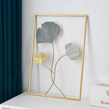 Leafy Luxe - Blad geïnspireerde Scandinavische metalen wandkunst voor stijlvolle woningen