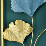 Leafy Luxe - Blad geïnspireerde Scandinavische metalen wandkunst voor stijlvolle woningen