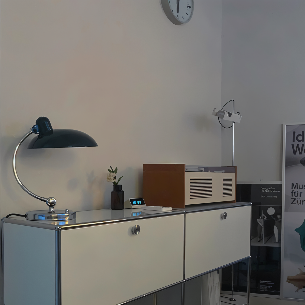Verstelbare Vintage Bureau Lamp van IJzer - Virella