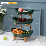 Meerlagige fruitschaal van hout - Moderne fruitschaal