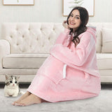 SNUGWEAR – Fleece Hoodie-Deken voor Warmte & Comfort