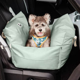 ComfyRide Hondenzit – Hondenzitbed met veiligheidsgordel & antislip bodem voor auto & thuis