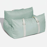 ComfyRide Hondenzit – Hondenzitbed met veiligheidsgordel & antislip bodem voor auto & thuis