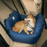 ComfyRide Hondenzit – Hondenzitbed met veiligheidsgordel & antislip bodem voor auto & thuis
