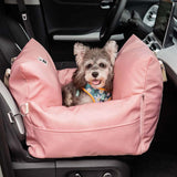 ComfyRide Hondenzit – Hondenzitbed met veiligheidsgordel & antislip bodem voor auto & thuis