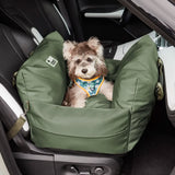 ComfyRide Hondenzit – Hondenzitbed met veiligheidsgordel & antislip bodem voor auto & thuis