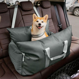 ComfyRide Hondenzit – Hondenzitbed met veiligheidsgordel & antislip bodem voor auto & thuis