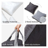 ComfyRide Hondenzit – Hondenzitbed met veiligheidsgordel & antislip bodem voor auto & thuis