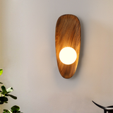 Natuurlijke Houten Wandlamp – Een Mix van Rustieke Charme & Moderne Eenvoud