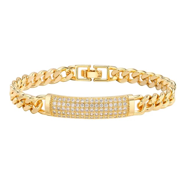Jessica armband | Gouden sieraad met fonkelende stenen