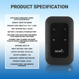 MiFiConnect 4G | Draagbare 3G/4G LTE Mobiele Hotspot Router – Ontgrendeld WiFi Breedbandapparaat