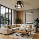 Luminara Industrie-Deckenlamp - Zwart Vintage Metaal Ontwerp