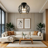 Luminara Industrie-Deckenlamp - Zwart Vintage Metaal Ontwerp