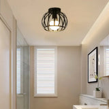 Luminara Industrie-Deckenlamp - Zwart Vintage Metaal Ontwerp