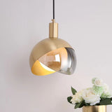 Moderne Gouden Glazen Hanglamp – Elegante Rookglas & Verstelbare Hanghoogte