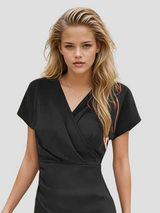 Isabelle | Elegante Mouwloze Wikkeljurk