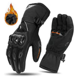 THERMOGRIP Moto Handschoenen – Waterdichte Winter-Motorrijdershandschoenen met 3-laags Isolatie & Koolstofvezel Bescherming