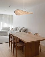 Subtiele Japandi Lamp met Verlichtingsverduisteringseffect