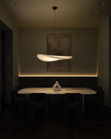 Subtiele Japandi Lamp met Verlichtingsverduisteringseffect