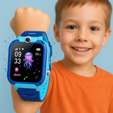 Kinderen Smartwatch met GPS, Waterdicht Ontwerp, SOS Noodalerts en Real-Time Tracking