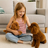Kinderen Pluche Hond Speelgoed Realistische Teddybeer Zachte Polyester 40cm