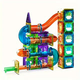 Kinderen Constructie Speelgoed Magnetische 69-Delige Set BPA-vrij met LED-verlichting