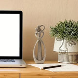 ArtisKiss - Romantische hars sculptuur voor elegante woninginrichting
