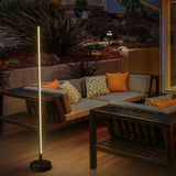 Moderne Zonne-energie Buitenvloerlamp – Elegante Waterdichte LED Verlichting