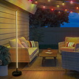 Moderne Zonne-energie Buitenvloerlamp – Elegante Waterdichte LED Verlichting