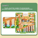 NUMBERRAIL – Montessori Magnetisch Labyrint voor Cijfers, Kleuren & Logica