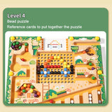 NUMBERRAIL – Montessori Magnetisch Labyrint voor Cijfers, Kleuren & Logica