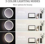 MAGNIFILUX – LED-vergrotingsspiegel met instelbare verlichting en oplaadbare accu